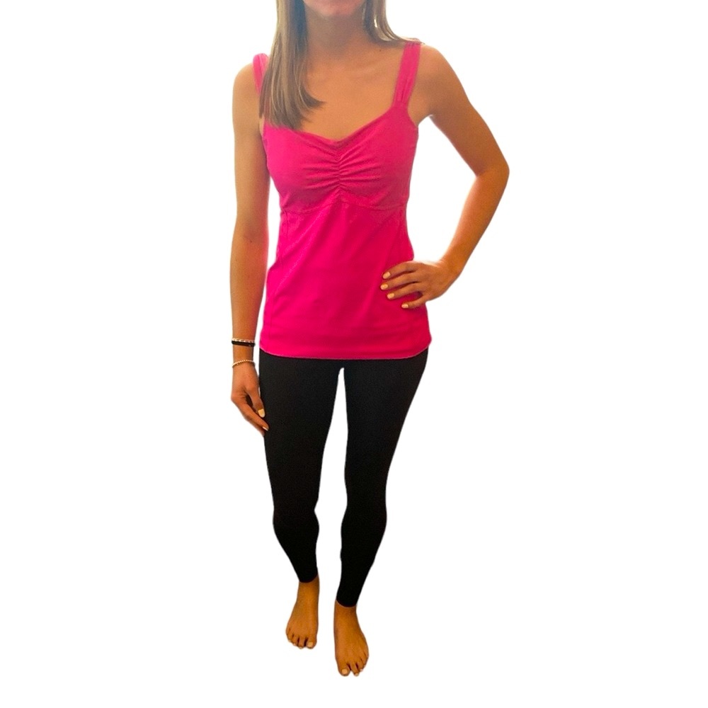 Lululemon Athletica Hot Pink Tank Top, size 6